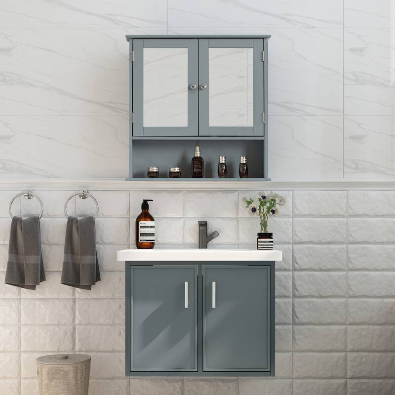 Mirror Wall Mounted Cabinet For the Bathroom and Vanity
