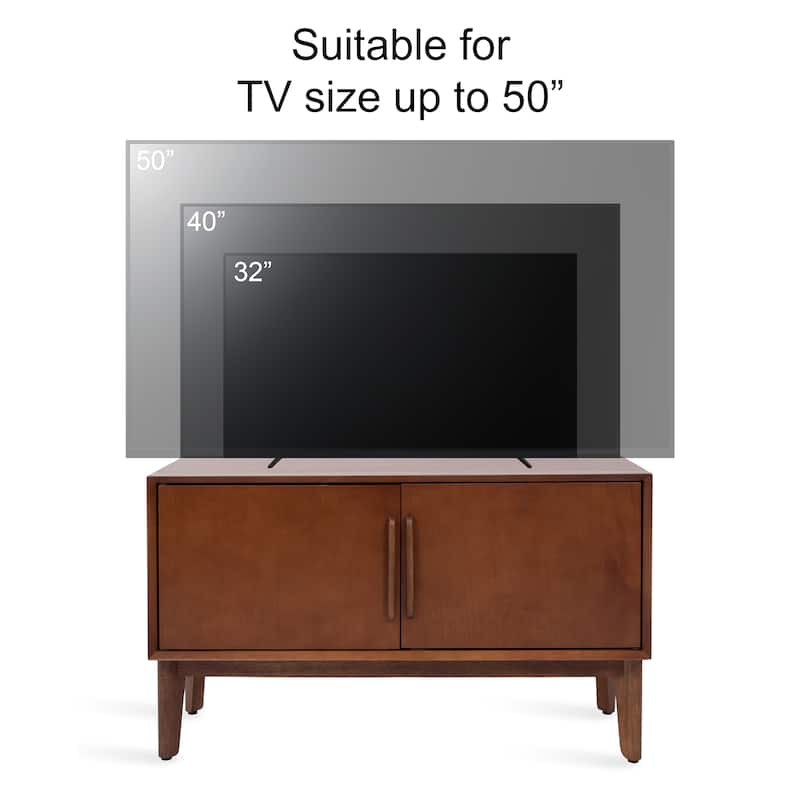 Kate and Laurel McCutcheon Floor Media Cabinet