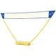 preview thumbnail 2 of 10, Portable Badminton Set Folding Tennis Badminton Volleyball Net - 116.5" x 13.5" x 61"
