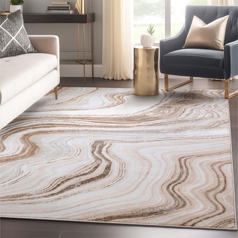 Well Woven Fairmont Warren Modern Abstract Area Rug