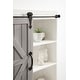 preview thumbnail 11 of 57, Kate and Laurel Cates Decorative Wood Cabinet with Sliding Barn Door - 22x28