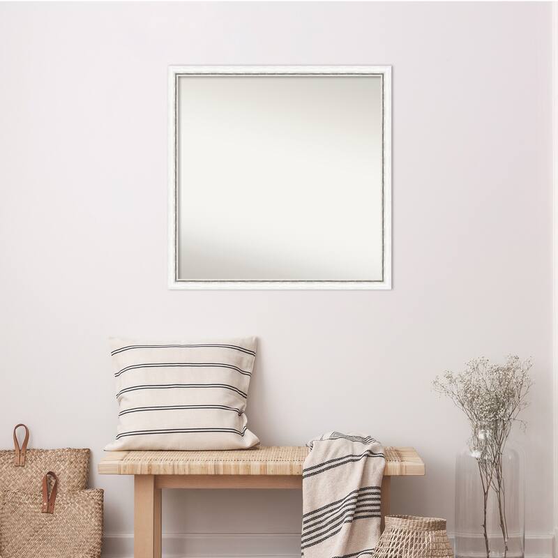 Morgan Non-Beveled Wood Framed Wall Mirror