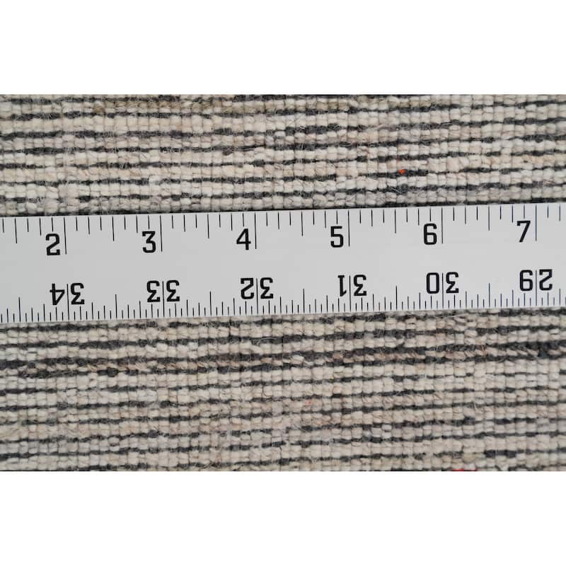 Hand Knotted Oriental Viscose Silk Carpet Tribal Animal Pictorial Beige & Ivories Gabbeh Area Rug - 11' 10'' X 8' 9''