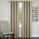 preview thumbnail 14 of 23, Copper Grove Sam Houston Taylor 8 Grommet Lined Window Curtain Panel Tan - 63 Inches