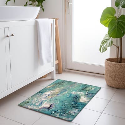 Premium Washable Super Soft Abstract Contemporary Mayfield Rug