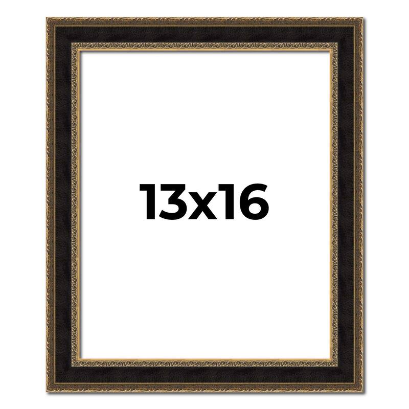 13x16 Frame Gold Antique Vintage Sold Wood Picture Frame | 1.75 Inch