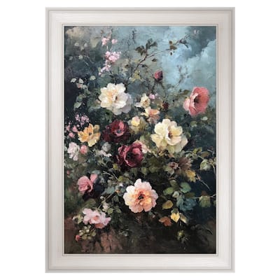 Masterpiece Art Gallery| Moody Bouquet by Petals Prints Design - Framed Canvas Art Print