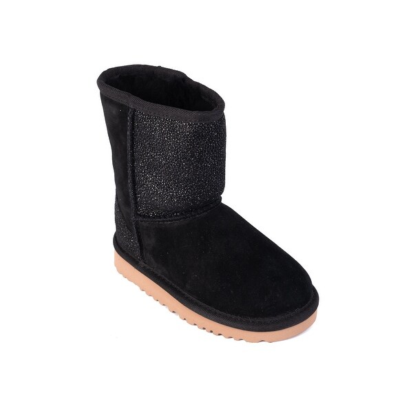 glitter uggs black