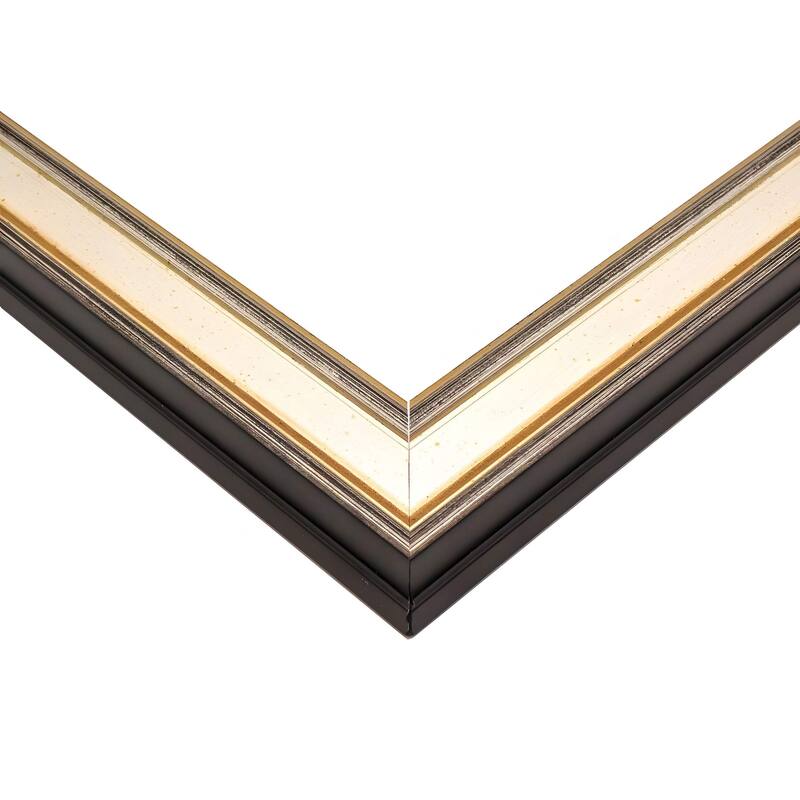 10x55 Frame Gold Solid Wood Shadow Box Width 1.5 Inches | Interior Frame Depth 2 3/8 Inches