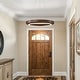 preview thumbnail 22 of 26, Modern 24" Walnut LED Wood Chandelier Ring Chandelier for Living Room Foyer