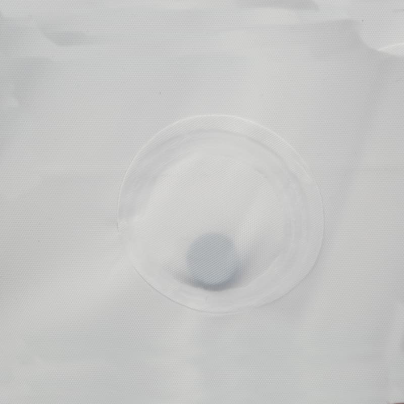 Bath Bliss Sanitized PVC Shower Liner in White
