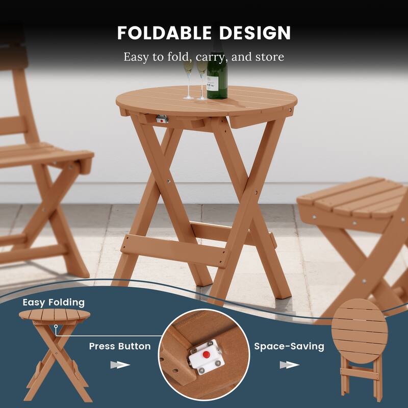 Laguna 3-Piece Folding Dining Set