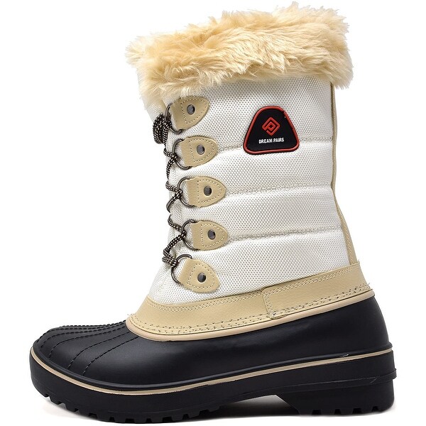 dream pairs women's mid calf winter snow boots