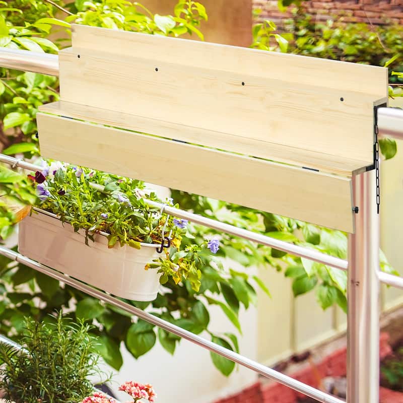Hanging Balcony Table,Foldable Railing Bar