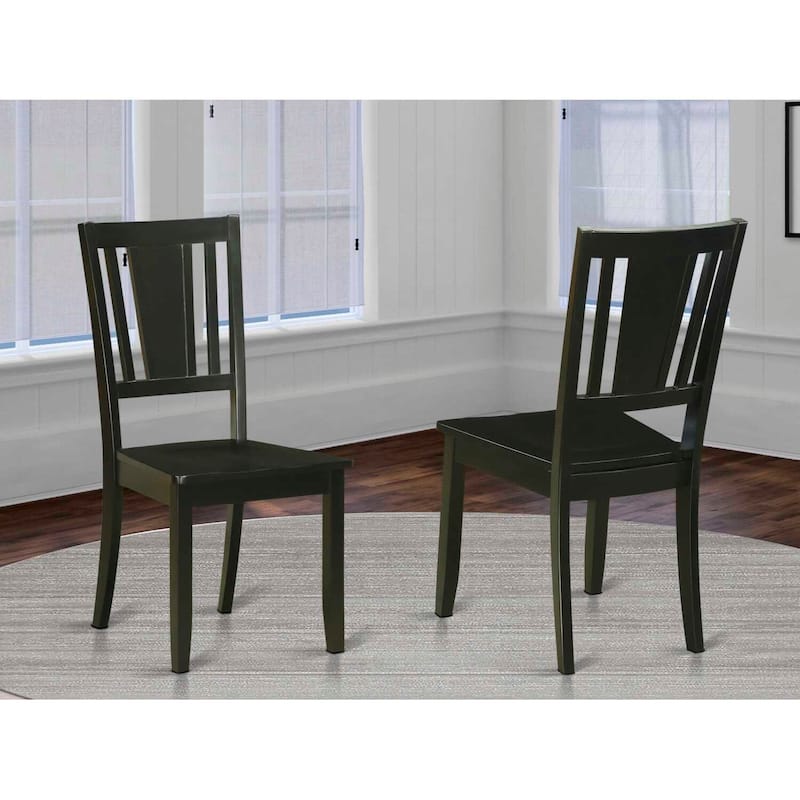 Modern Dining Chair Wood Seat - Stylish Kitchen Accent Chair - Comfortable Side Chair for Home