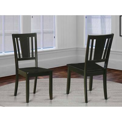 Modern Dining Chair Wood Seat - Stylish Kitchen Accent Chair - Comfortable Side Chair for Home