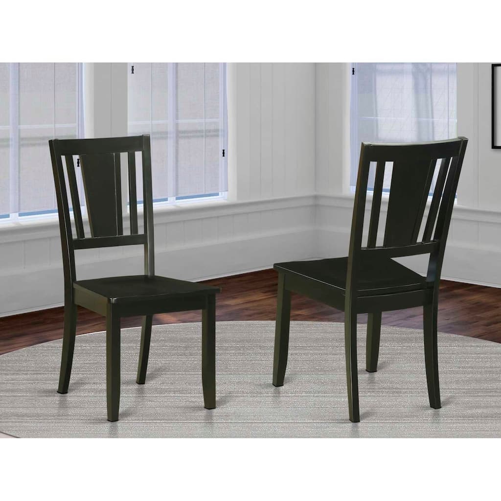 Modern Dining Chair Wood Seat - Stylish Kitchen Accent Chair - Comfortable Side Chair for Home