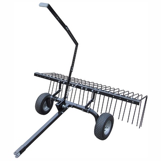 Tow behind rake discount for garden tractor