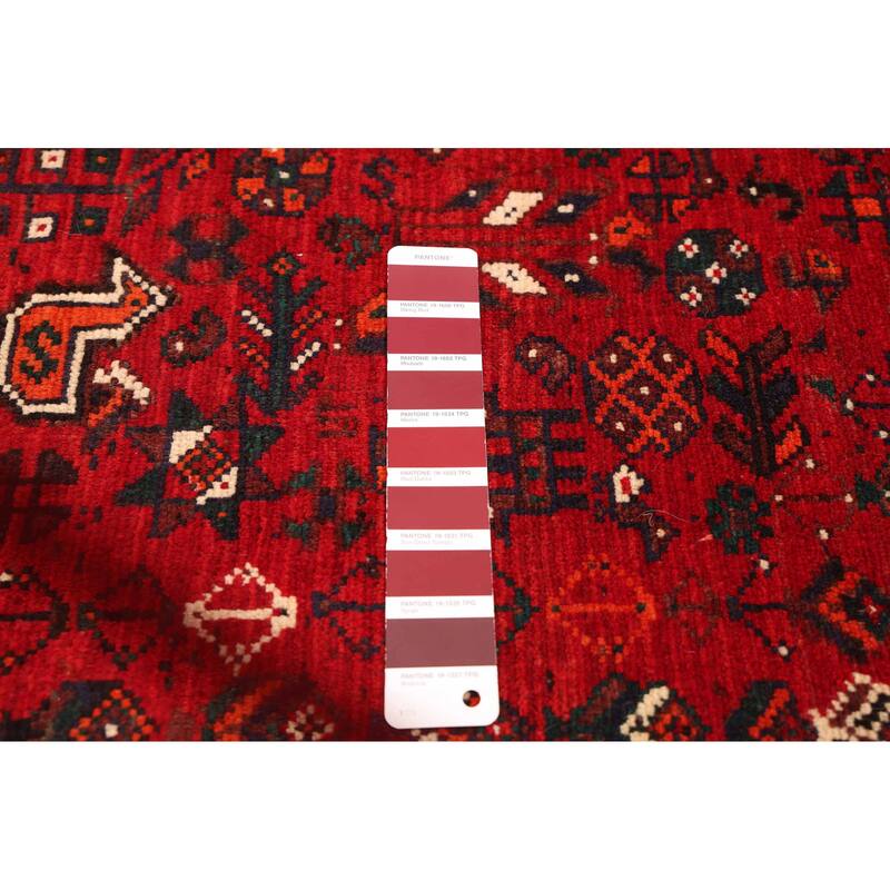 ECARPETGALLERY Hand-knotted Melis Vintage Red Wool Rug - 5'10 x 8'4