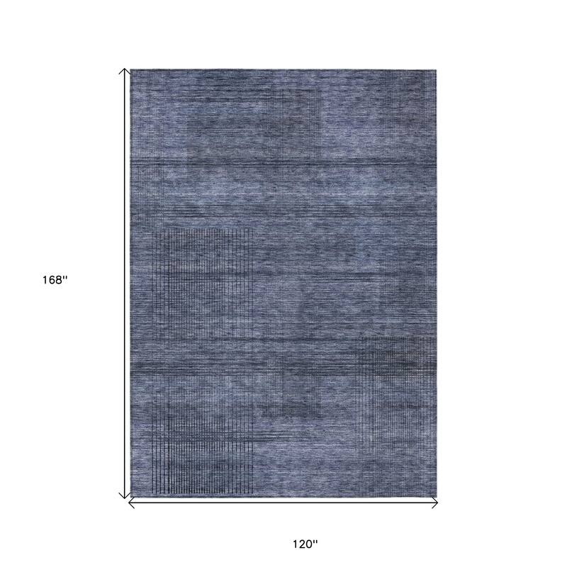 HomeRoots Striped Transitional Rectangle Outdoor Rug