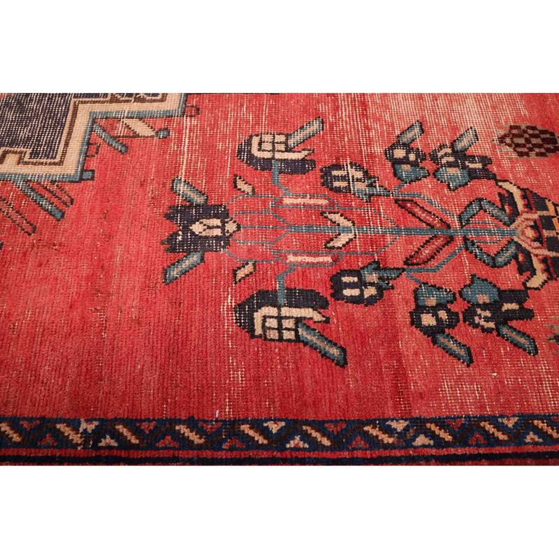 ECARPETGALLERY Hand-knotted Melis Red Wool Rug - 5'1 x 6'9