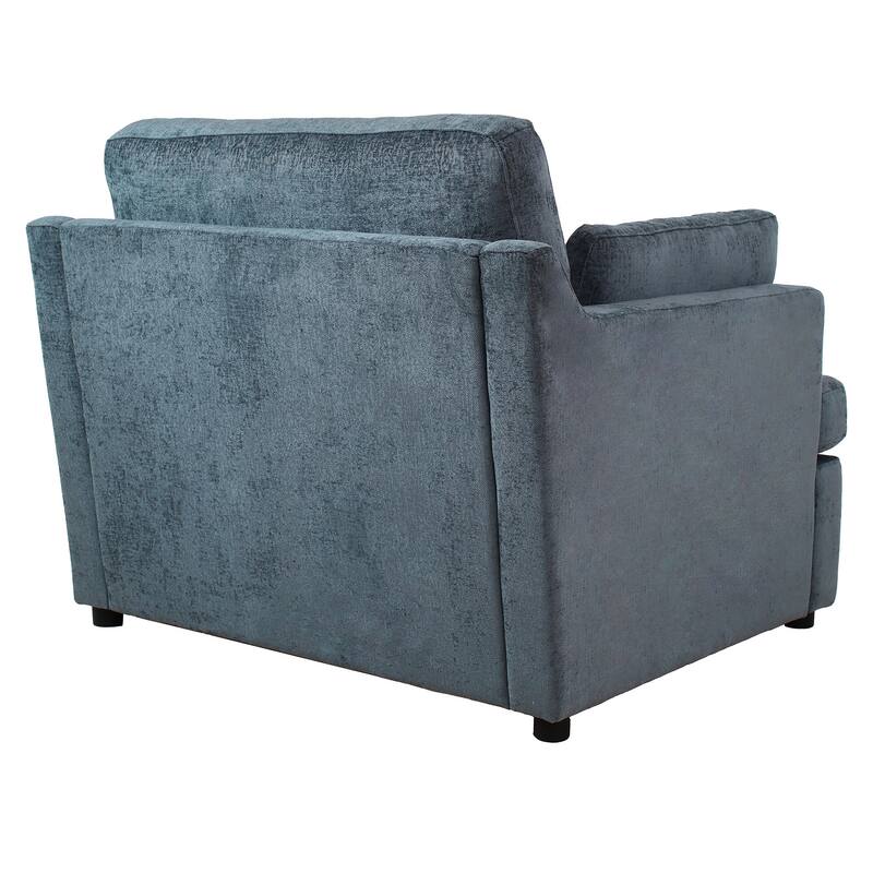 Oversized Lounge Sofa Accent Armchair with T-Shaped Cushion