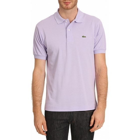 lacoste purple polo shirt