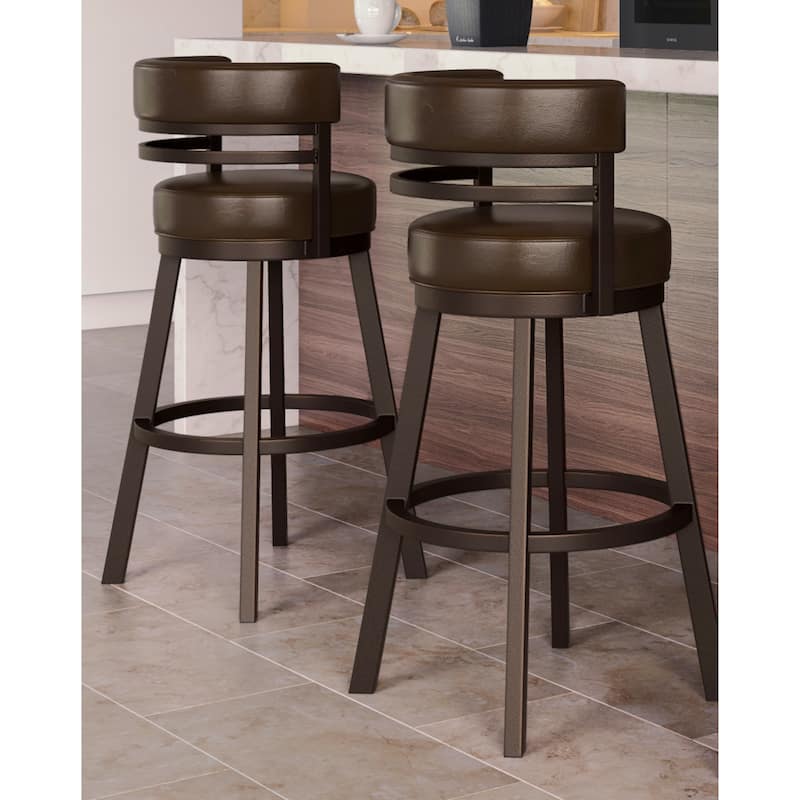 Tempo Furniture Ambridge Swivel 26" Counterstool/30" Barstool by Furnish Theory