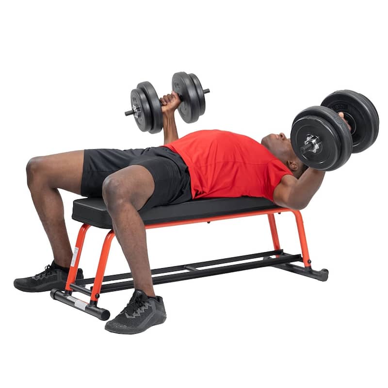 Sunny Health & Fitness Power Zone Strength Flat Bench - SF-BH6996