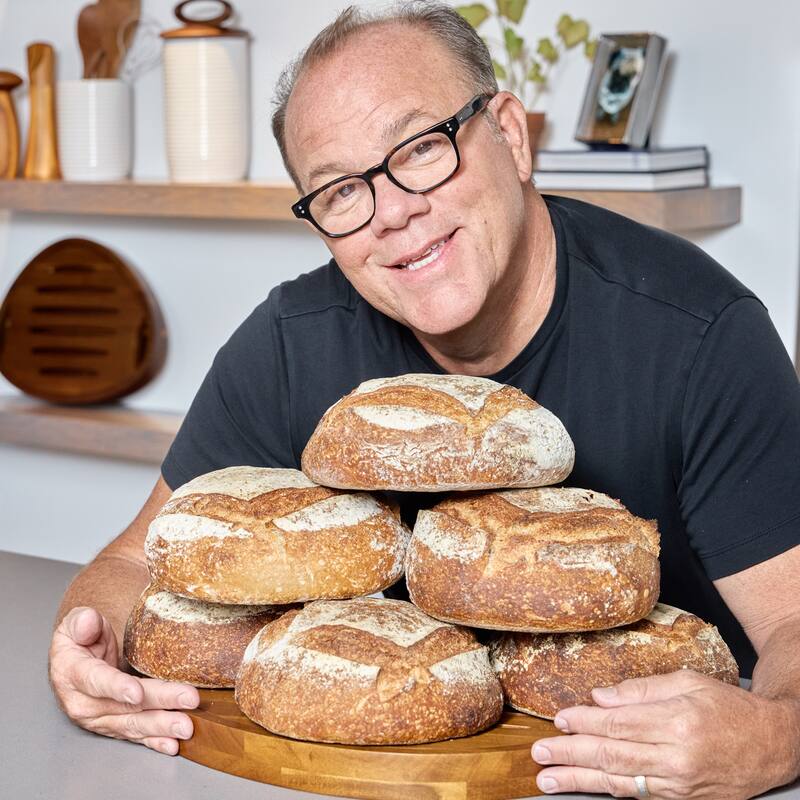 Nambe Breaking Bread Gift Set - Bench Knife & Whisk