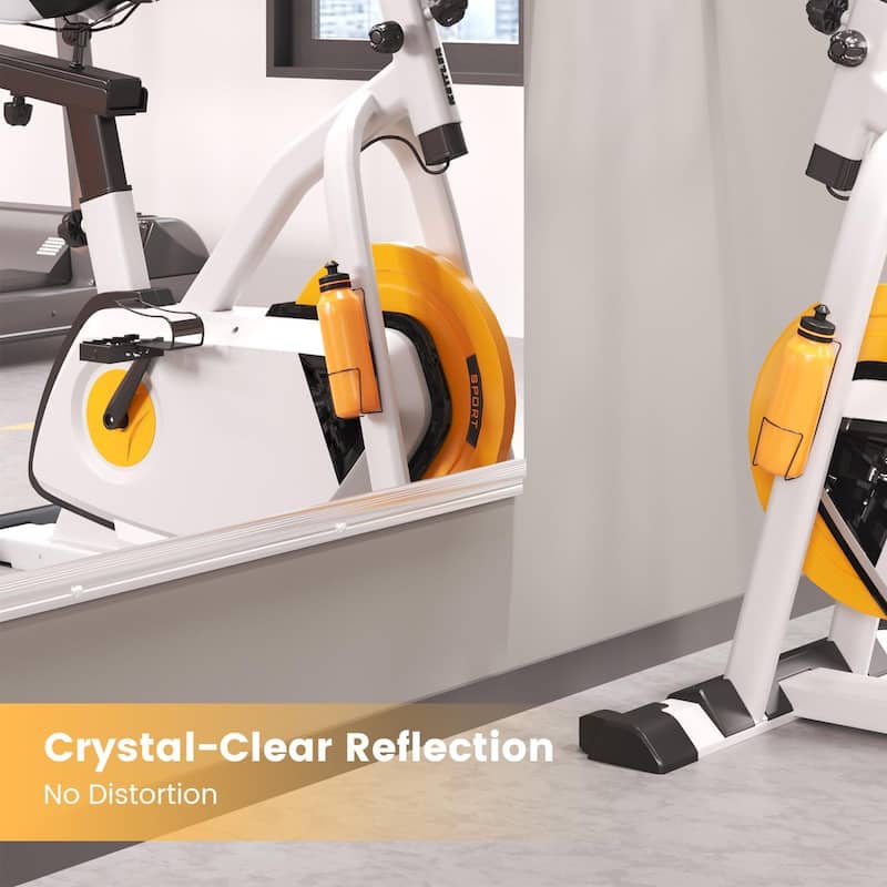 KIOTEE Large Full Length Mirror For Gym, Yoga and Dance Studio