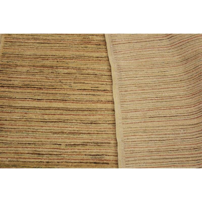 Boho Earthline Gabbeh Hand Knotted Wool Area Rug