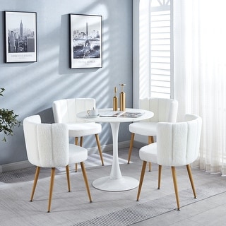 Amazon Round Dining Room Set With Upholstered Chairs Round Chair