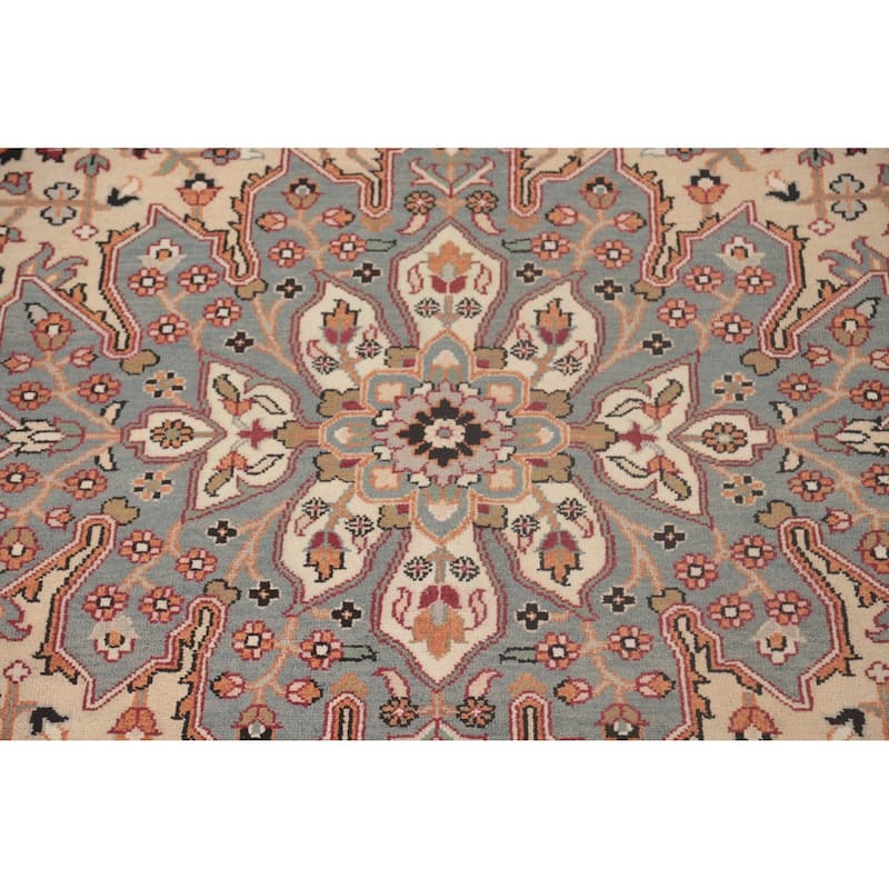Heriz-Serapi Area Rug Hand-Knotted Bedroom Wool Carpet - 8'10"x 11'9"