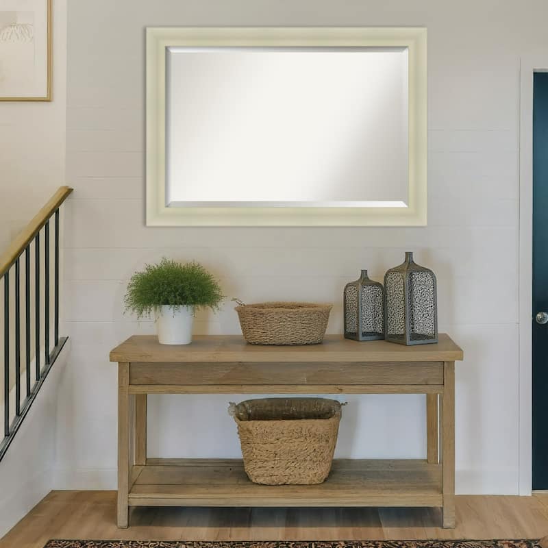 Oliver Beveled Wood Framed Wall Mirror