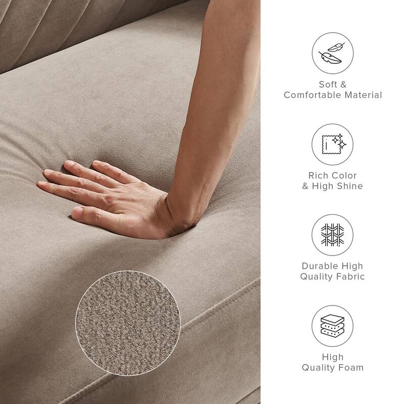 Mopio Chloe Futon Convertible Sofa Sleeper Futon