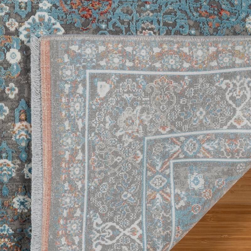 Gertmenian Florance Opulent Traditional/ Modern/ Casual Viscose Acrylic Woven Indoor Quality Area Rug Collection