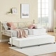 preview thumbnail 10 of 29, Twin Metal Daybed Frame White_Twin - Twin