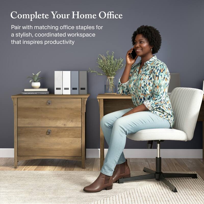 Bush Home Salinas 2 Drawer Lateral File Cabinet