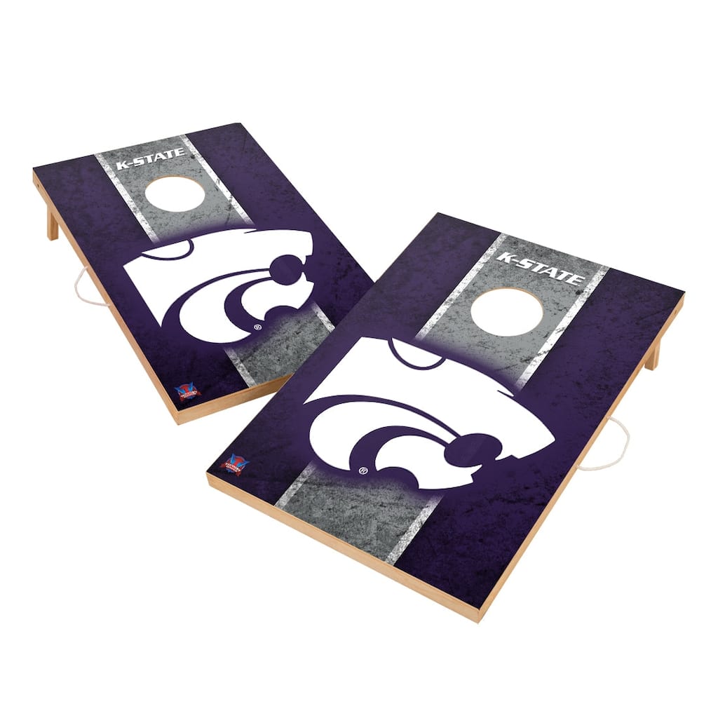 Vintage Kansas State University Wildcats 2x4 Tailgate Cornhole Boards
