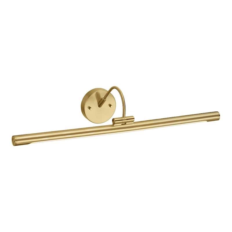 Alton Large LED Picture Light Brushed Brass - 7"h x 26.5"w x 8.5"d
