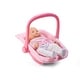 preview thumbnail 7 of 7, Badger Basket Doll Swing with Portable Carrier Seat - Pink/Gingham
