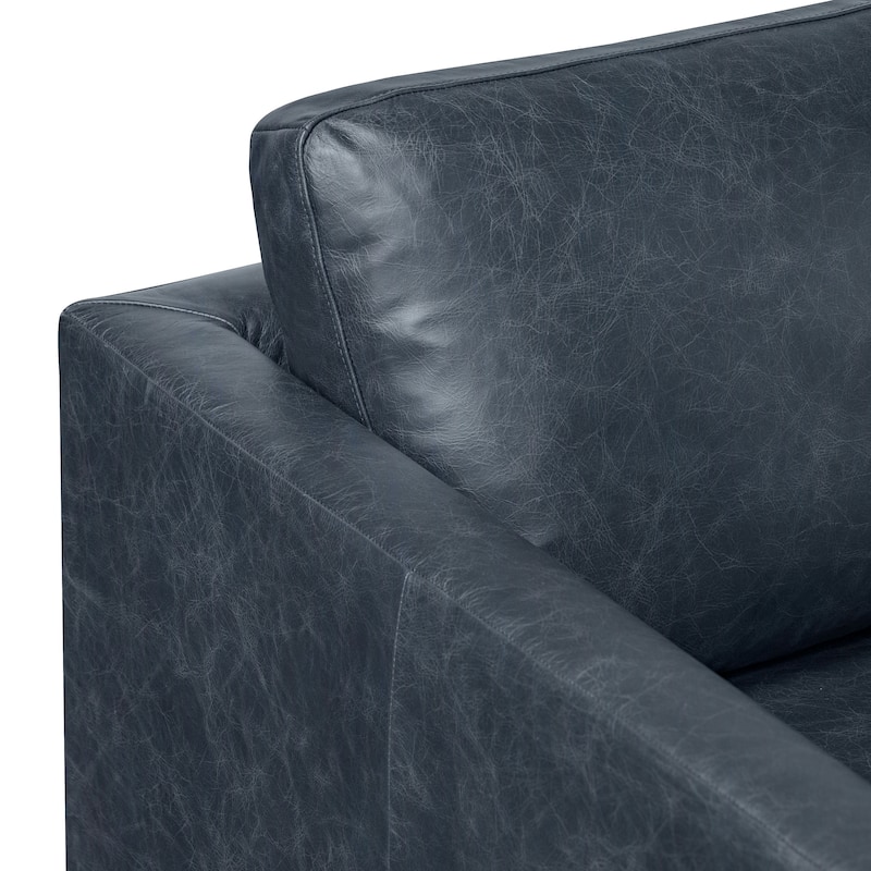 Poly & Bark Nolita 85" Sofa - Full Grain Genuine Italian Leather