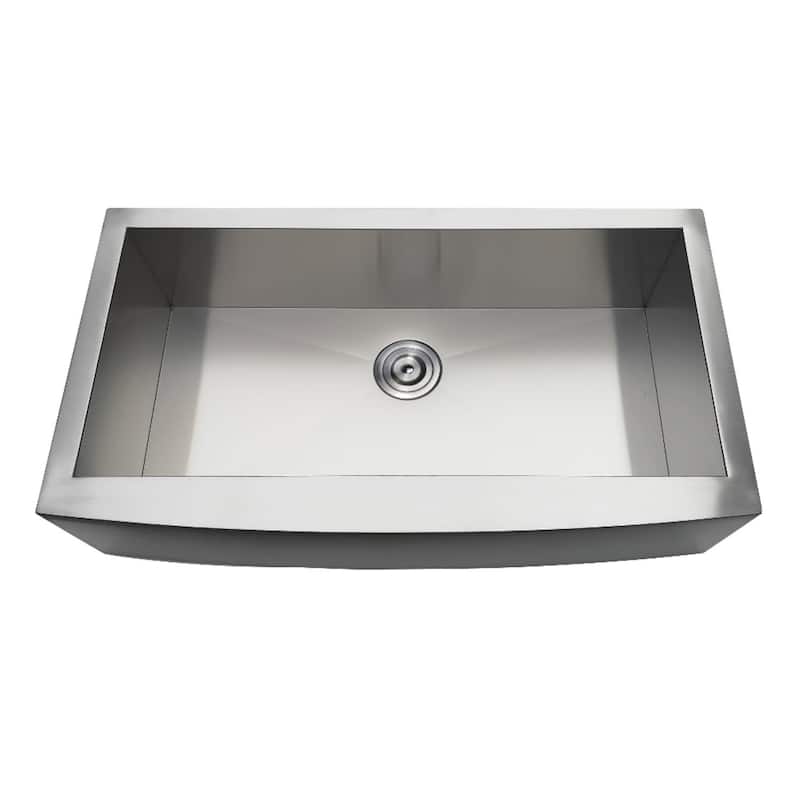 Kingston Brass Uptowne 36" Farmhouse Single Basin Stainless Steel - Brushed