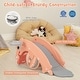 preview thumbnail 10 of 18, Gymax 3-in-1 Kids Slide Rocking Horse Set Convertible Toddler Slide w/