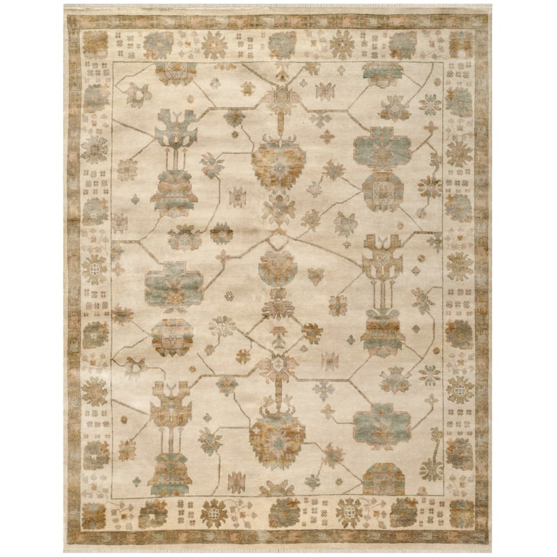 SAFAVIEH Couture Hand-knotted Oushak Niva Traditional Oriental Wool Rug