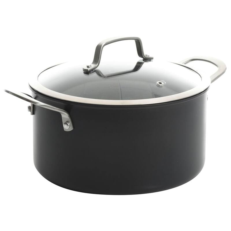 Nonstick Aluminum Cookware 10 Piece Set in Midnight