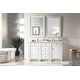 preview thumbnail 1 of 14, James Martin Vanities Bristol 60" Double Vanity, Bright White
