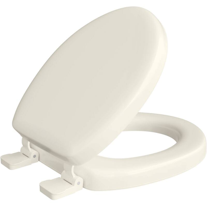 Jones Stephens C3B5R201 Round Closed-Front Toilet Seat and Lid - Natural