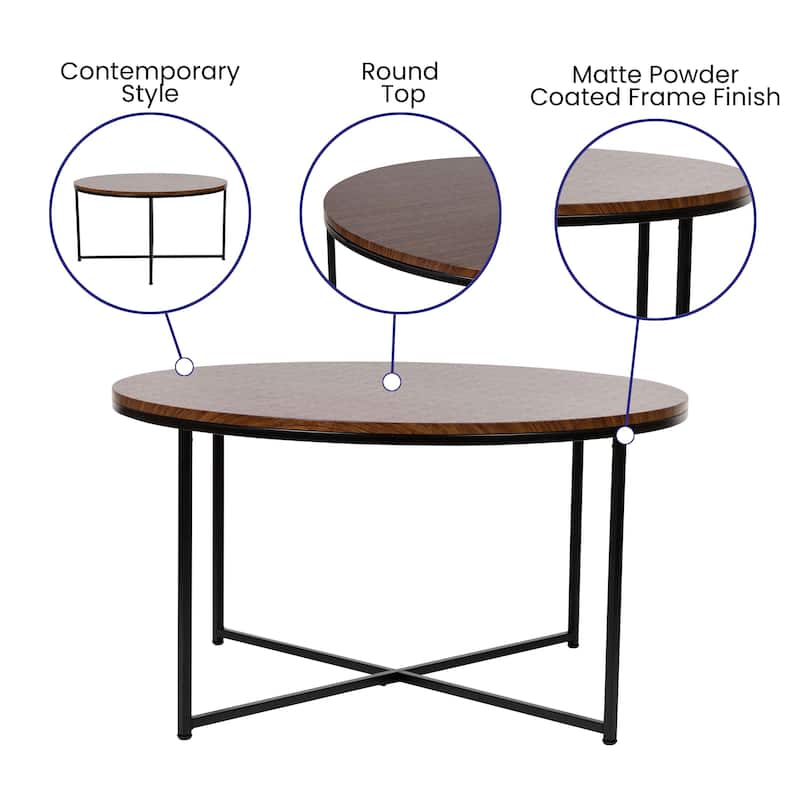 Signature Design by Ashley Coylin Cocktail Table - Tempered Glass Table